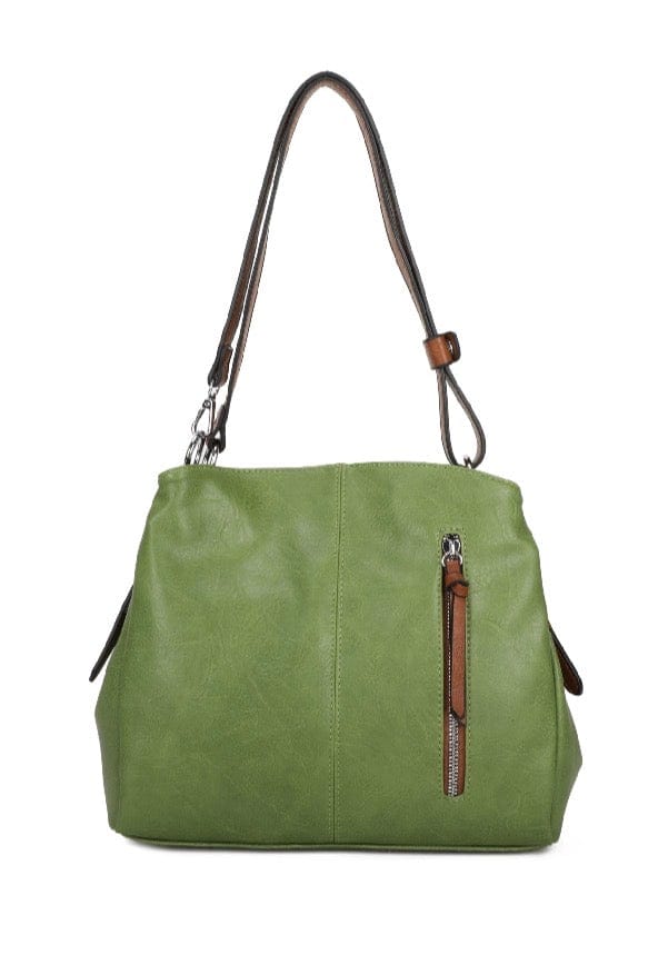 Double Compartment Handbag / Shoulder Bag with Adjustable Strap - Image 12