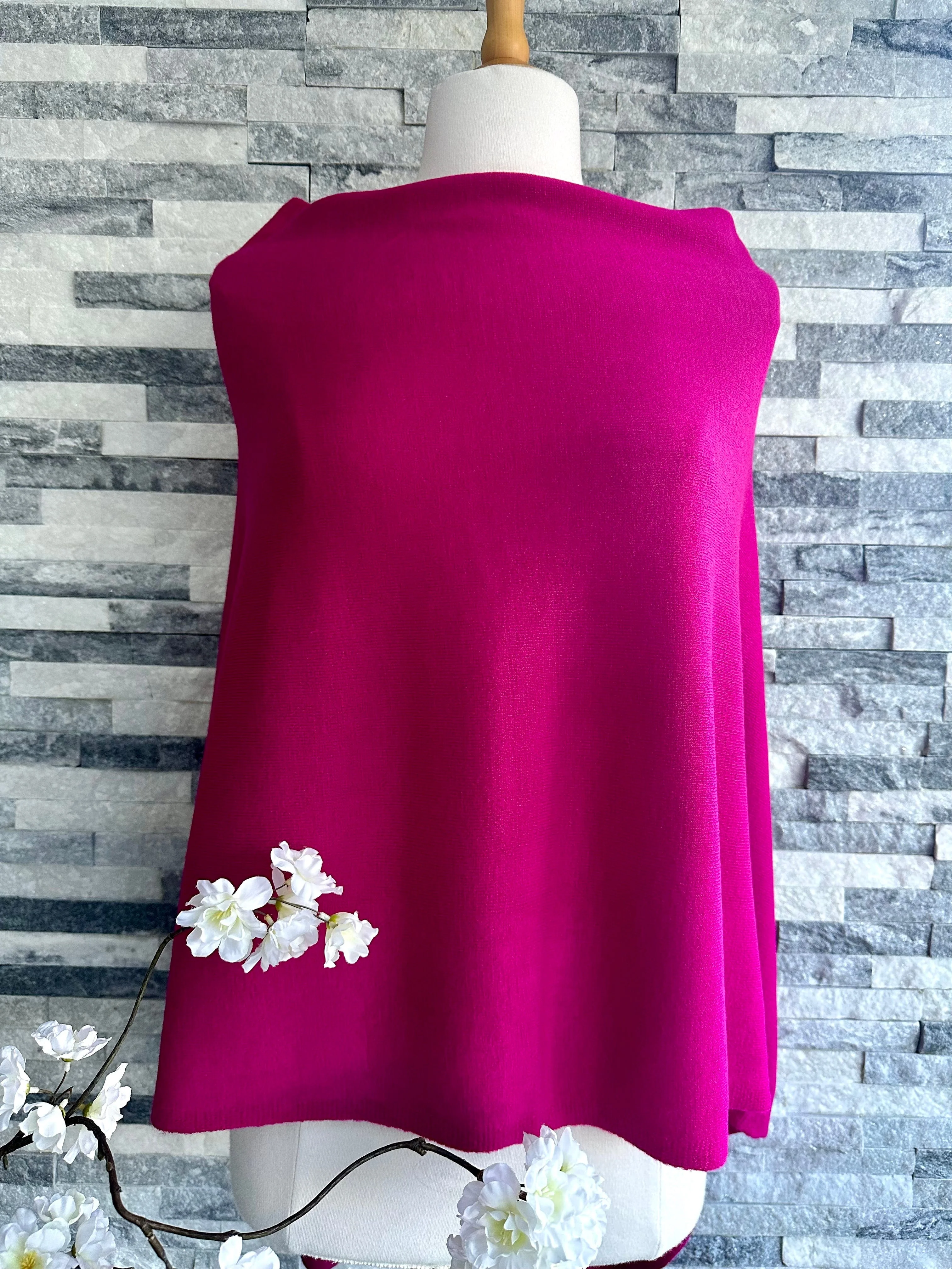 Light Weight Summer Poncho Fine Knit , available in 29 Colours. - Image 31