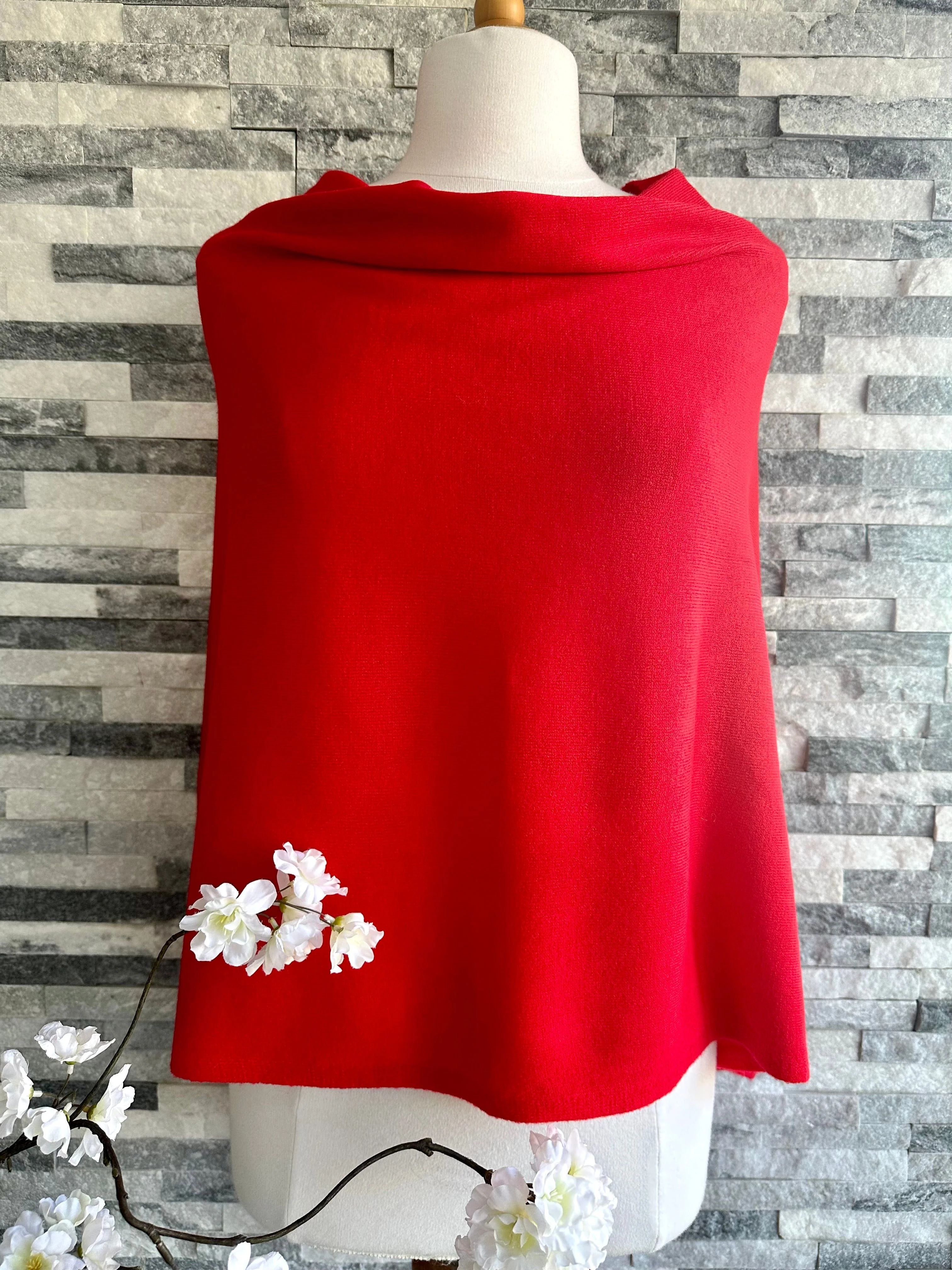 Light Weight Summer Poncho Fine Knit , available in 29 Colours. - Image 33