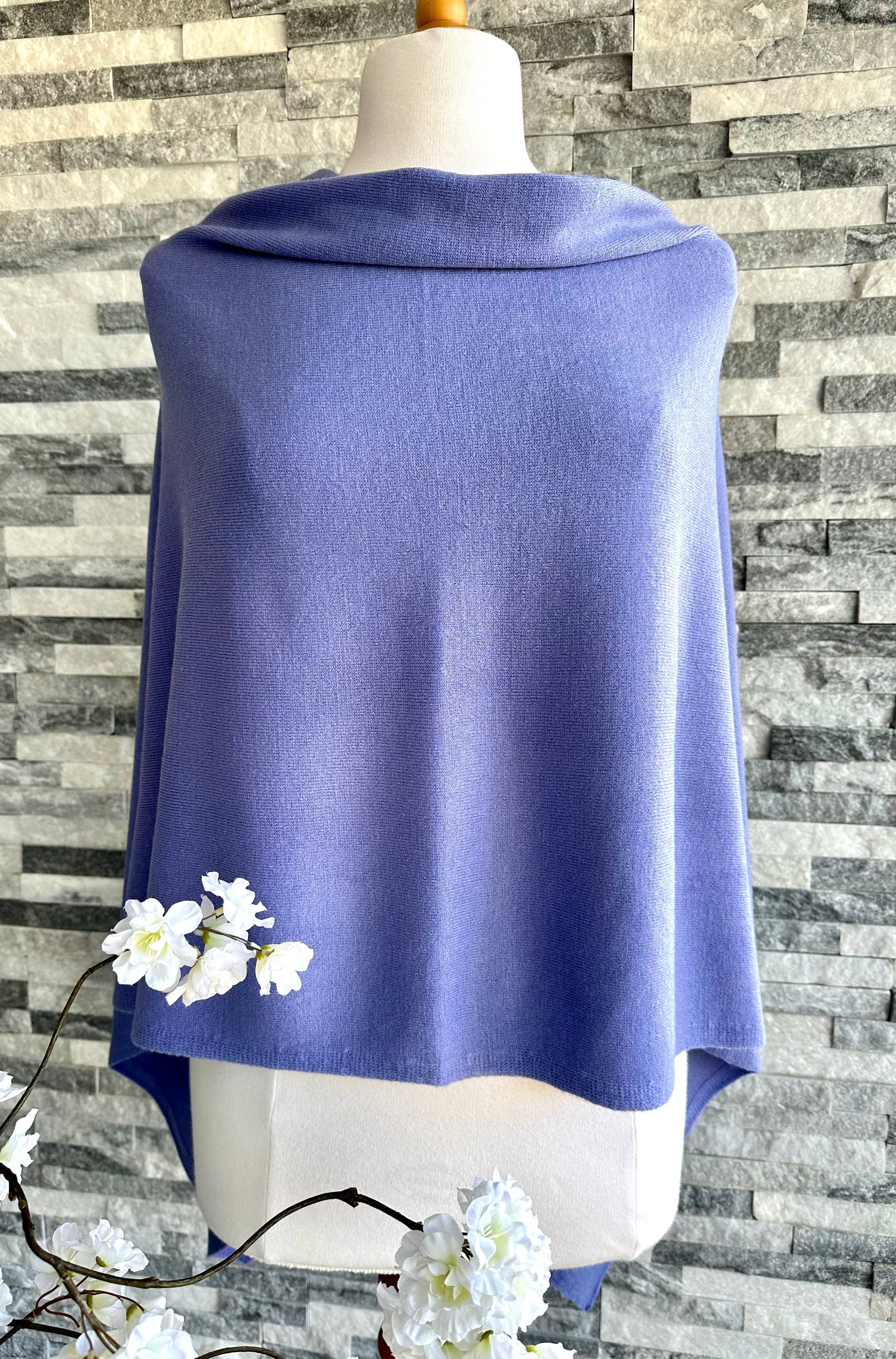 Light Weight Summer Poncho Fine Knit , available in 29 Colours. - Image 43