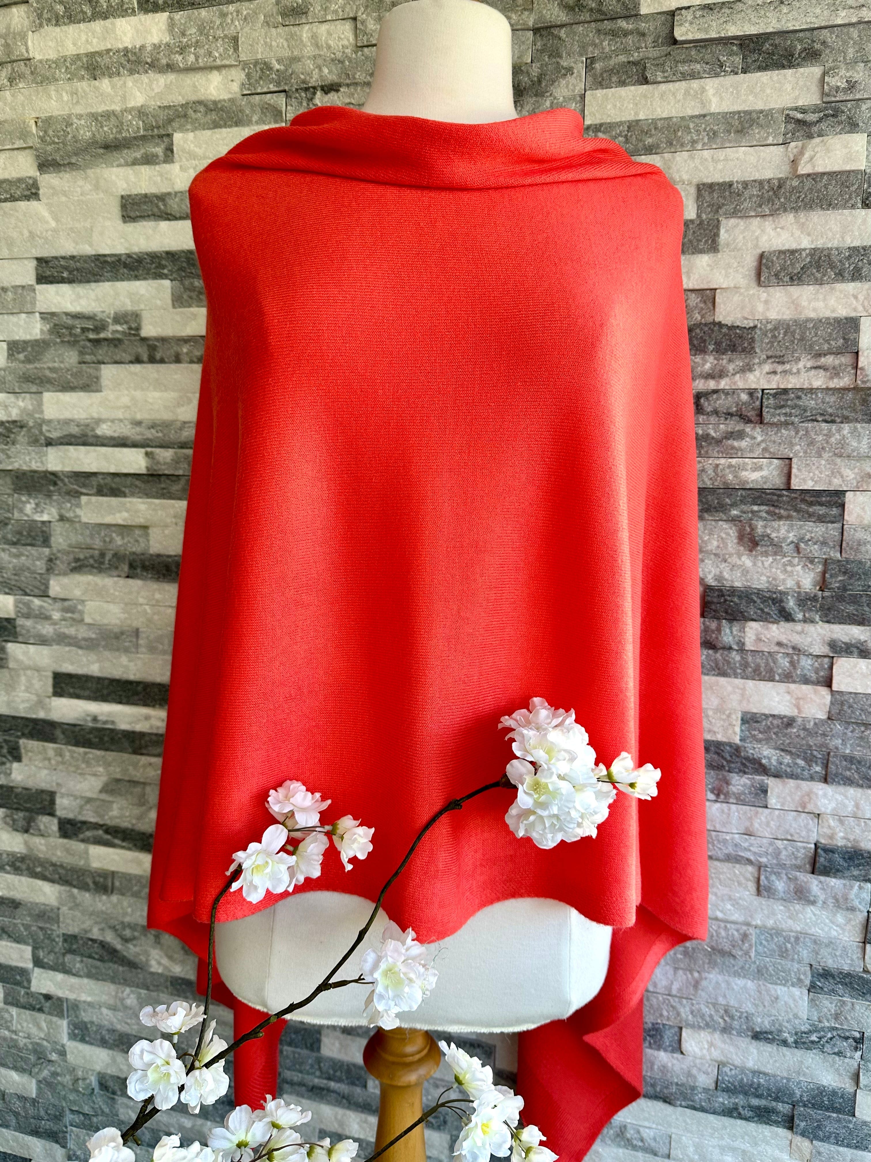 Light Weight Summer Poncho Fine Knit , available in 29 Colours. - Image 50