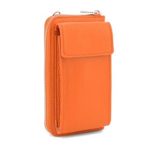 Genuine Italian Leather Crossbody Phone Bag and Purse, - Image 11