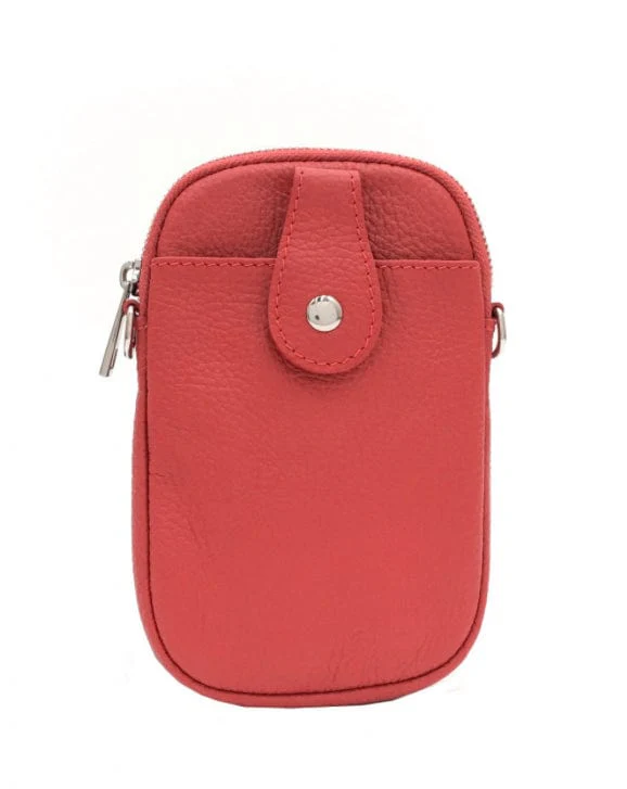 Italian leather crossbody phone bag - lots of colours available - Image 34