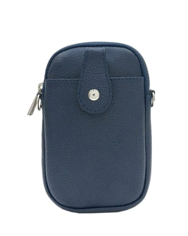 Italian leather crossbody phone bag - lots of colours available - Image 38