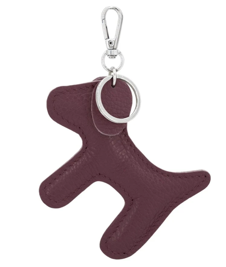 Italian Leather Dog Keyring with Floppy Ears. - Image 11
