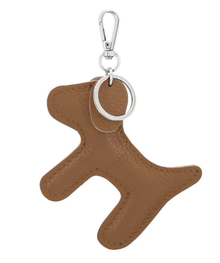 Italian Leather Dog Keyring with Floppy Ears. - Image 8