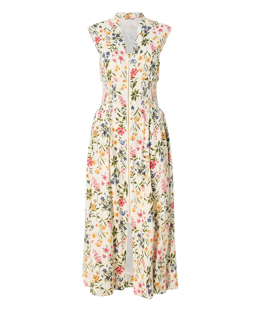 Joe Browns - Jemima Floral Cotton Dobby Dress - Image 3