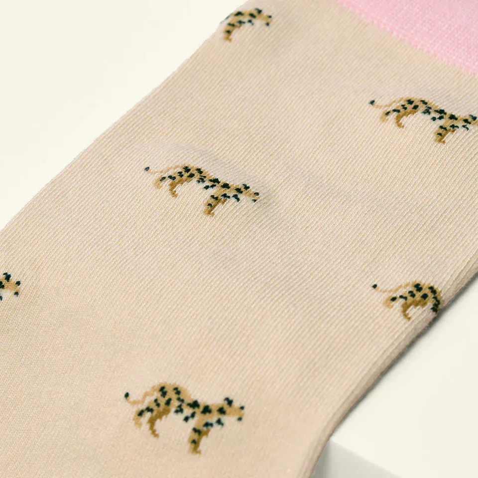 KOSI The Leopard Bamboo Ladies Socks - Image 2