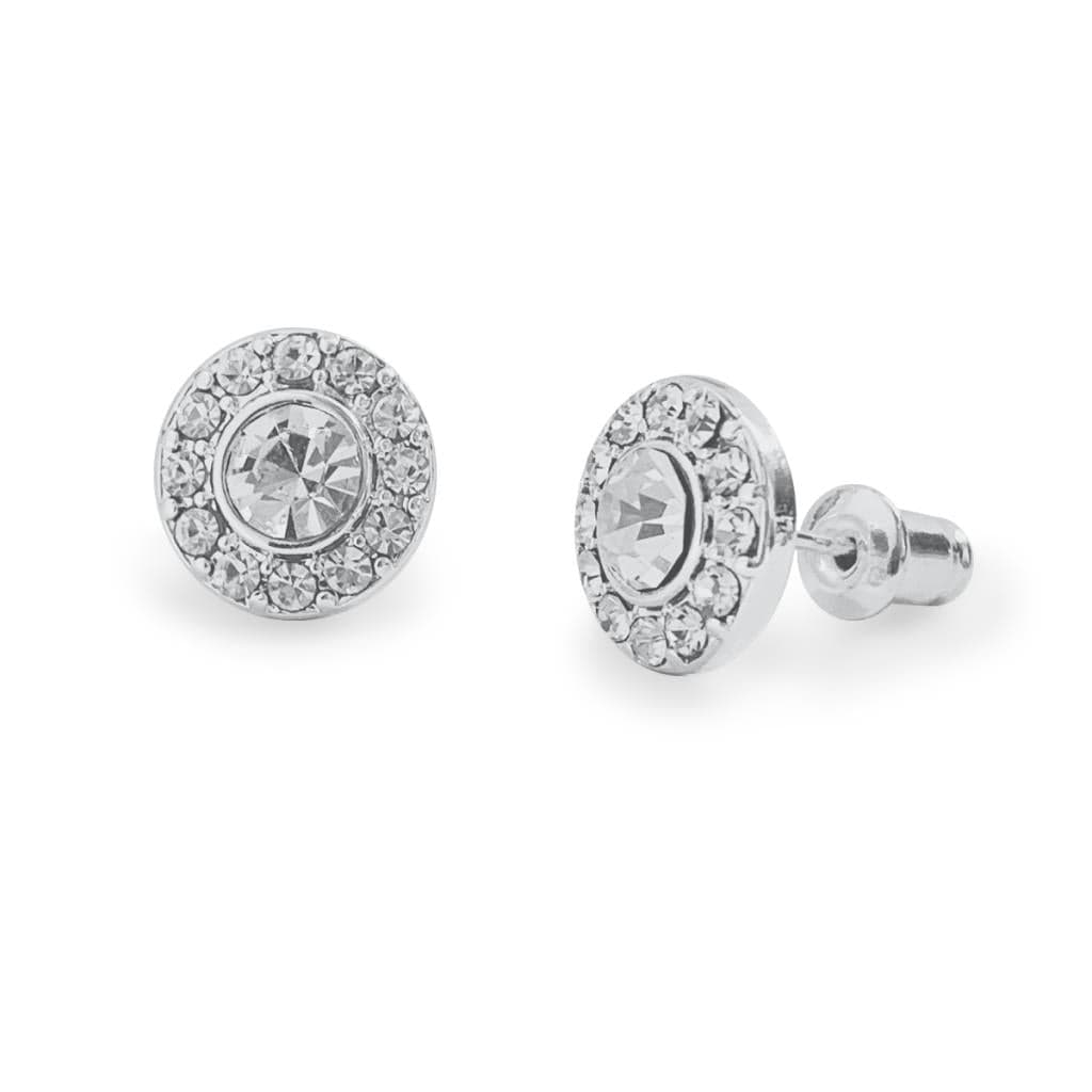 Life Charms Round silver studs - Image 2