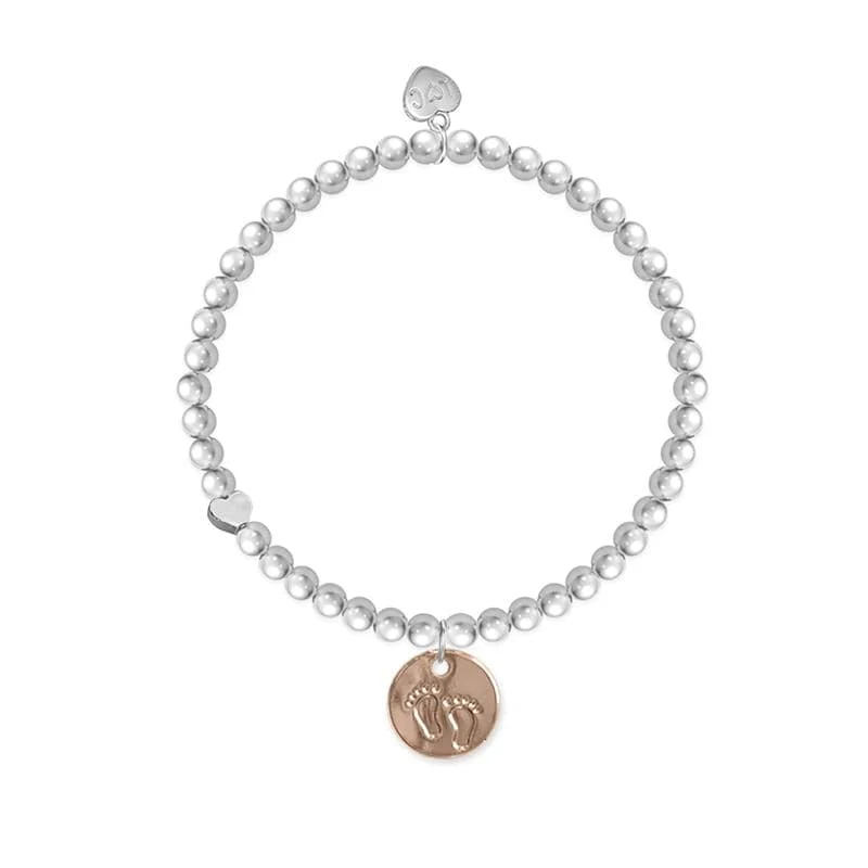 Life Charms Silver Plated New Mum Bracelet with gift box - Image 2