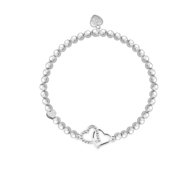 Life Charms Silver Plated You Mean The World To Me Bracelet with gift box - Image 2