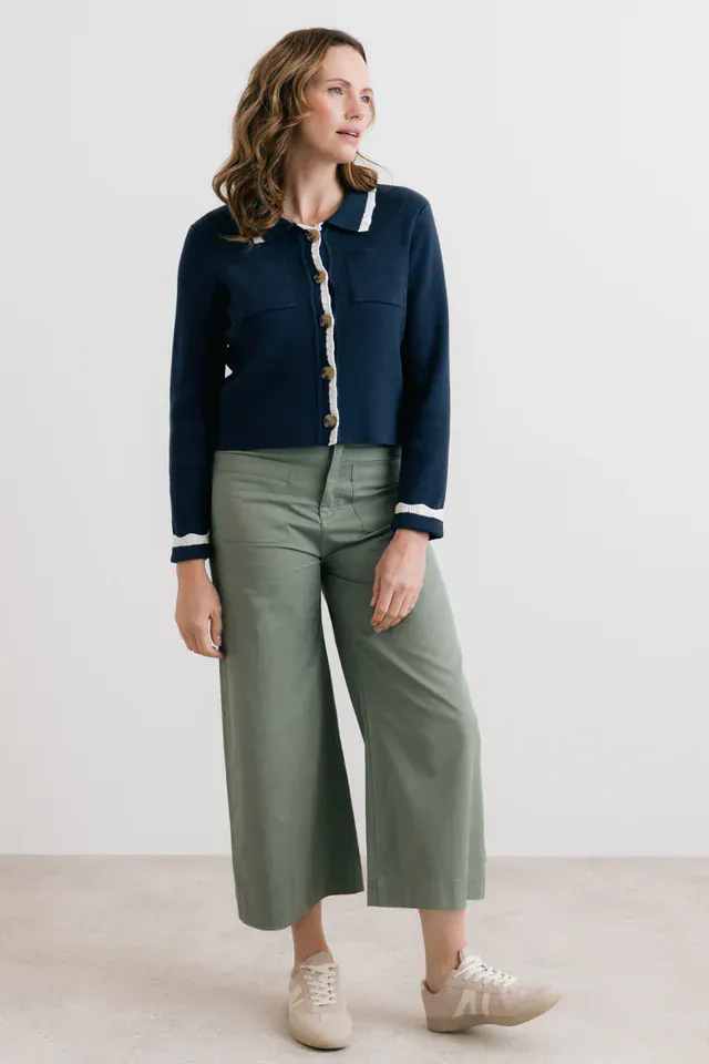 Lily & Me Piper Knitted Jacket Navy - Image 5