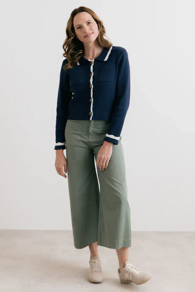Lily & Me Piper Knitted Jacket Navy - Image 8