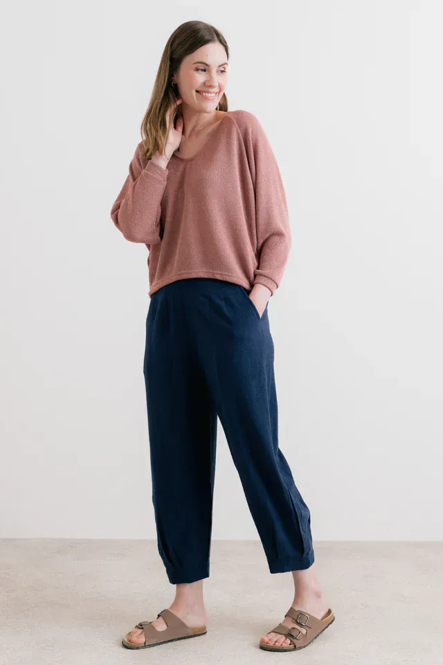 Lily & Me Rewilding Batwing Jumper Soft Pink - Image 7