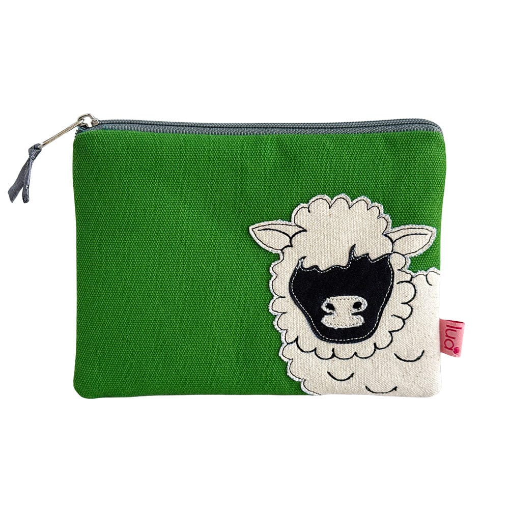 Lua Sheep Embroidered Coin Purse / Zip Pouch - Image 3