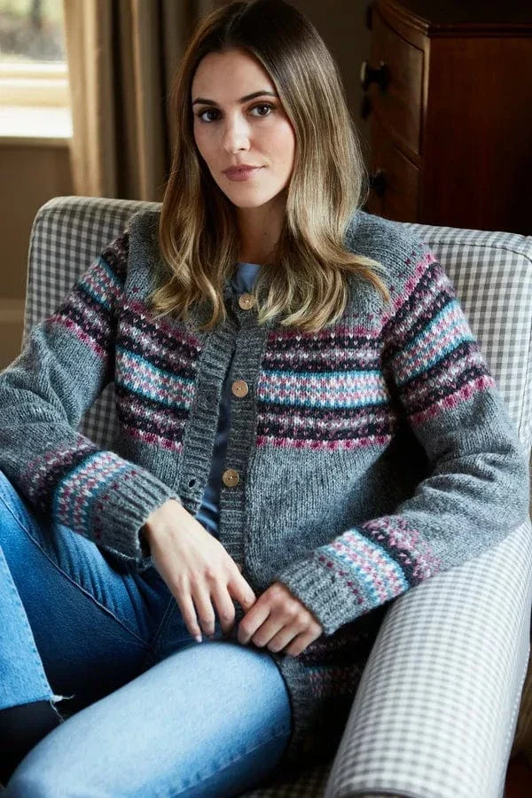 Pachamama All Season Wharfdale Cardigan, Fair Trade, Handmade - Image 2