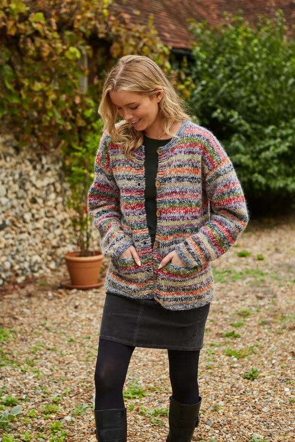 Pachamama Coroico Cardigan , Womens Handmade, Fairtrade - Image 2