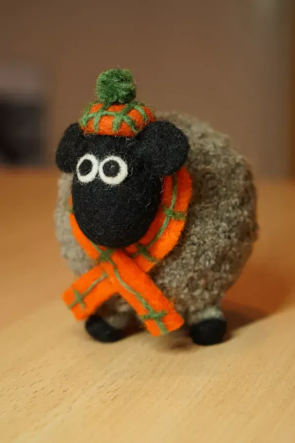 Pachamama Douglas The Highland Sheep, Hand Felted - Image 2