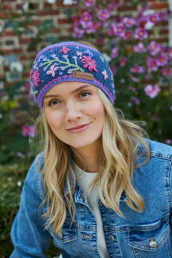 Pachamama Hampton Court Headband, Handknitted Womens - Image 2
