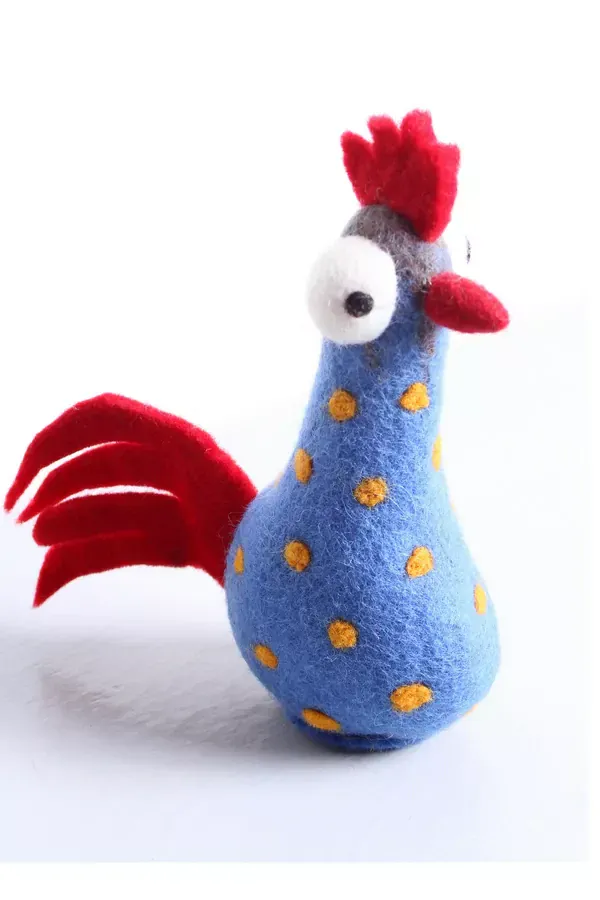 Pachamama Hand Felted Funky Chickens - Image 8
