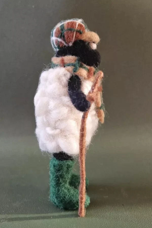 Pachamama Handmade Flat Cap Stanely , Hand Felted, Fair Trade - Image 6
