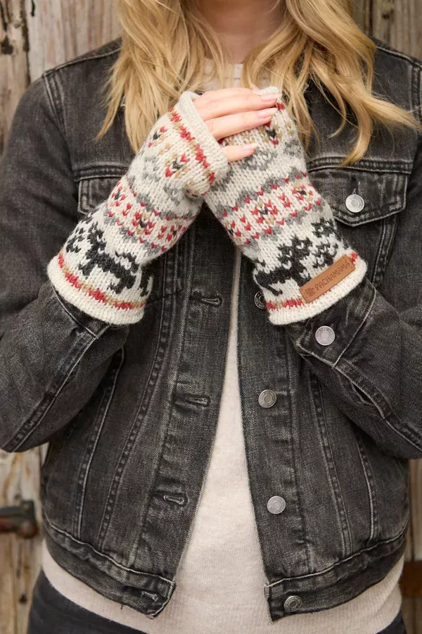 Pachamama Ladies Crafty Cat Hand Warmers , Handknitted , Fairtrade - Image 3