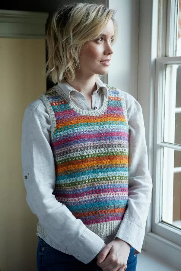 Pachamama Ladies Villarica Tank Top, Hand Knitted , Fair Trade. - Image 3