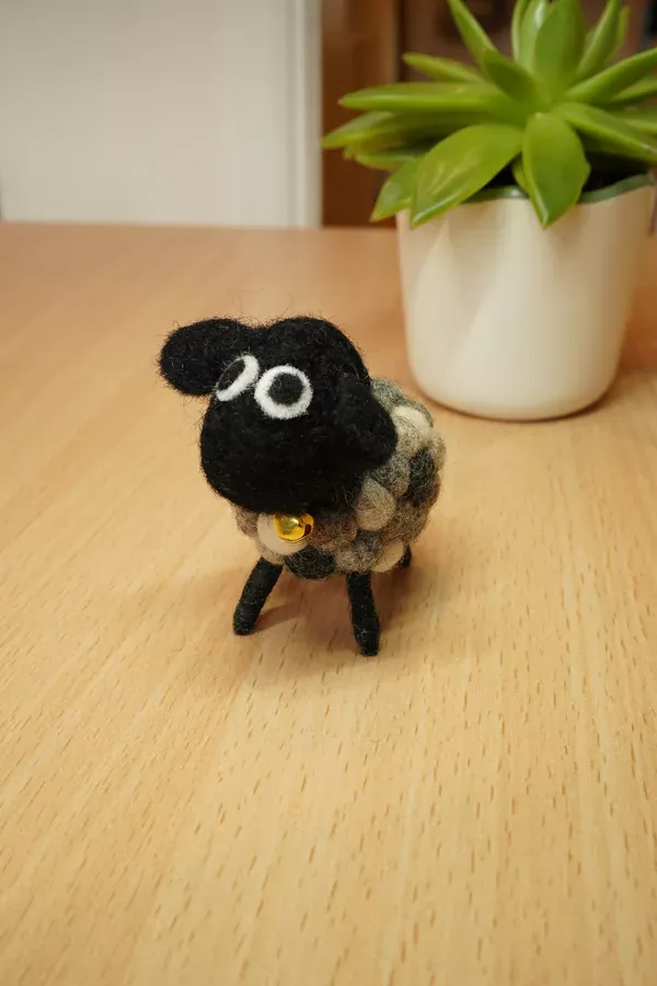 Pachamama Mini Helen , Hand Felted Sheep. - Image 5