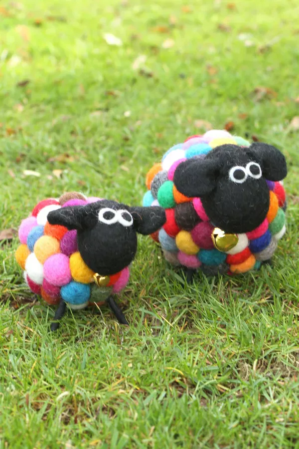 Pachamama BIG Ziggy , Hand Felted Sheep. - Image 5