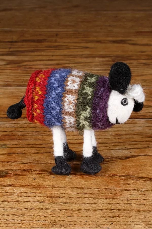 Pachamama TankTopTim Felted Little Lamb Ornament. Fair Trade. - Image 3