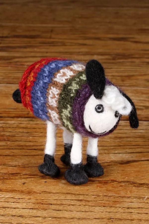 Pachamama TankTopTim Felted Little Lamb Ornament. Fair Trade. - Image 4