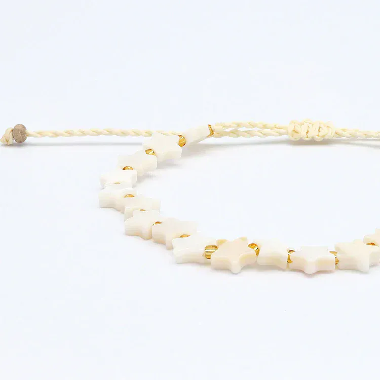 Pinapple Island Surgawi Mother of Pearl Star Bracelet - Image 3