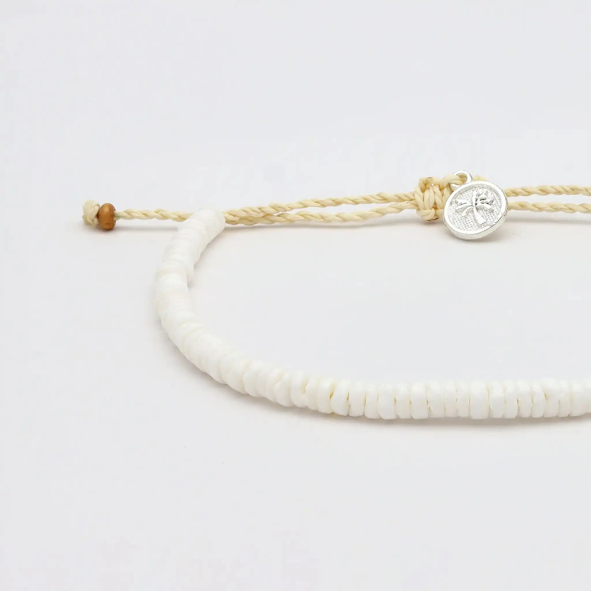 Pineapple Island White Puka Shell Bracelet - Image 5