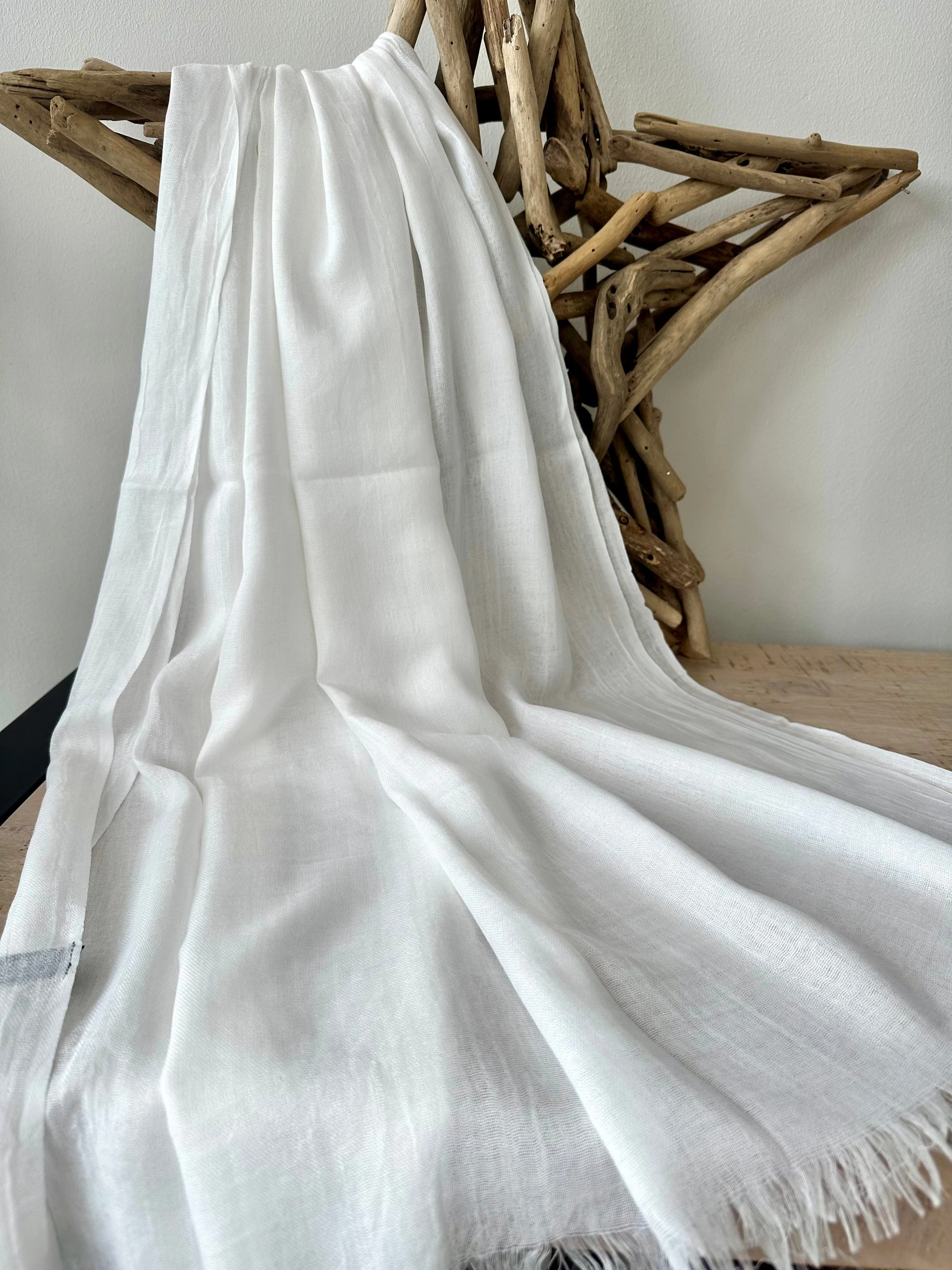 Plain Light Weight Cotton Blend Summer Scarf , Wrap, Shawl 37 Colours Available - Image 30