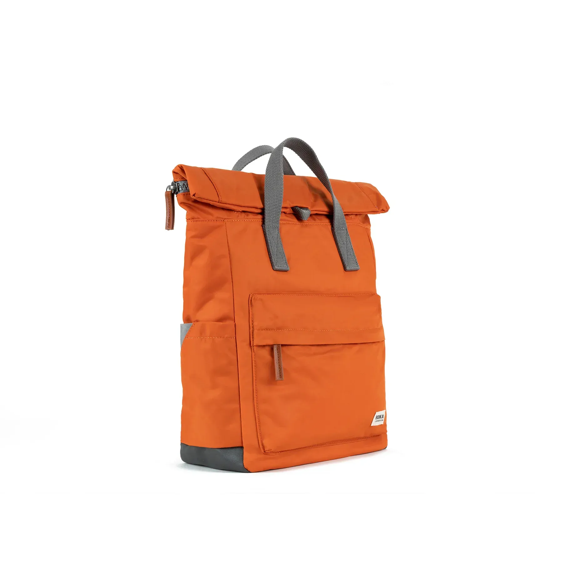 Roka Canfield B Roll Top Backpack Burnt Orange Small - Image 3