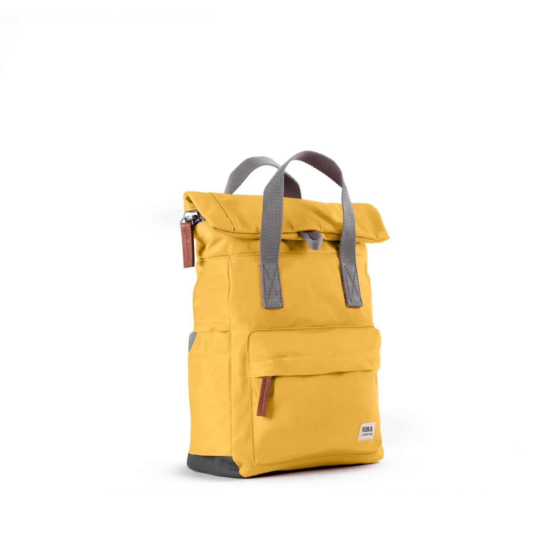 Roka Canfield B Roll Top Backpack Corn Yellow Small - Image 10