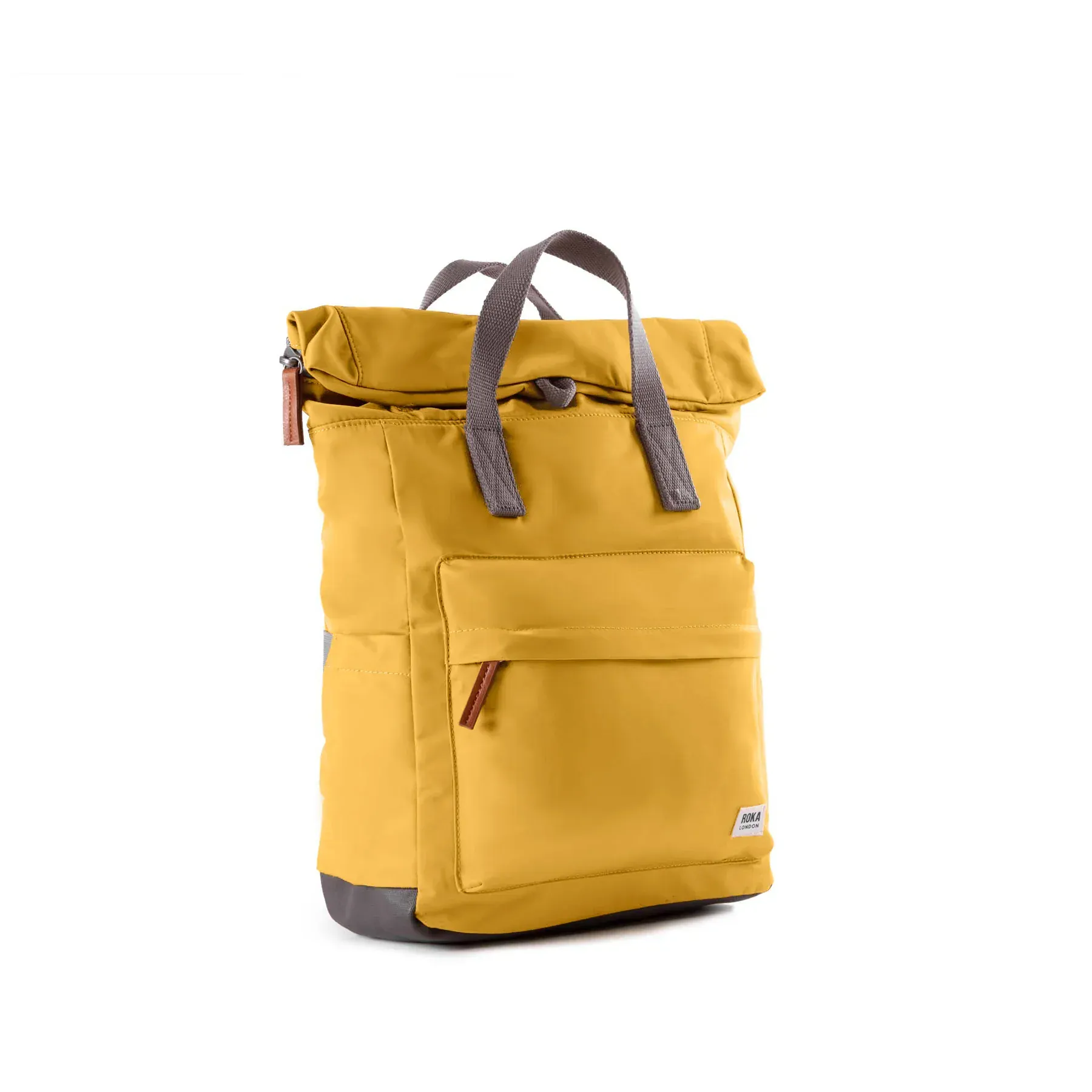 Roka Canfield B Roll Top Backpack in Corn Medium Size - Image 6