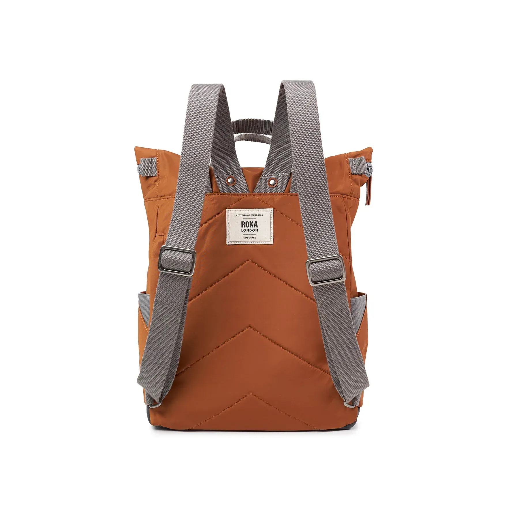 Roka Canfield B Roll Top Backpack Bran Medium Size - Image 2