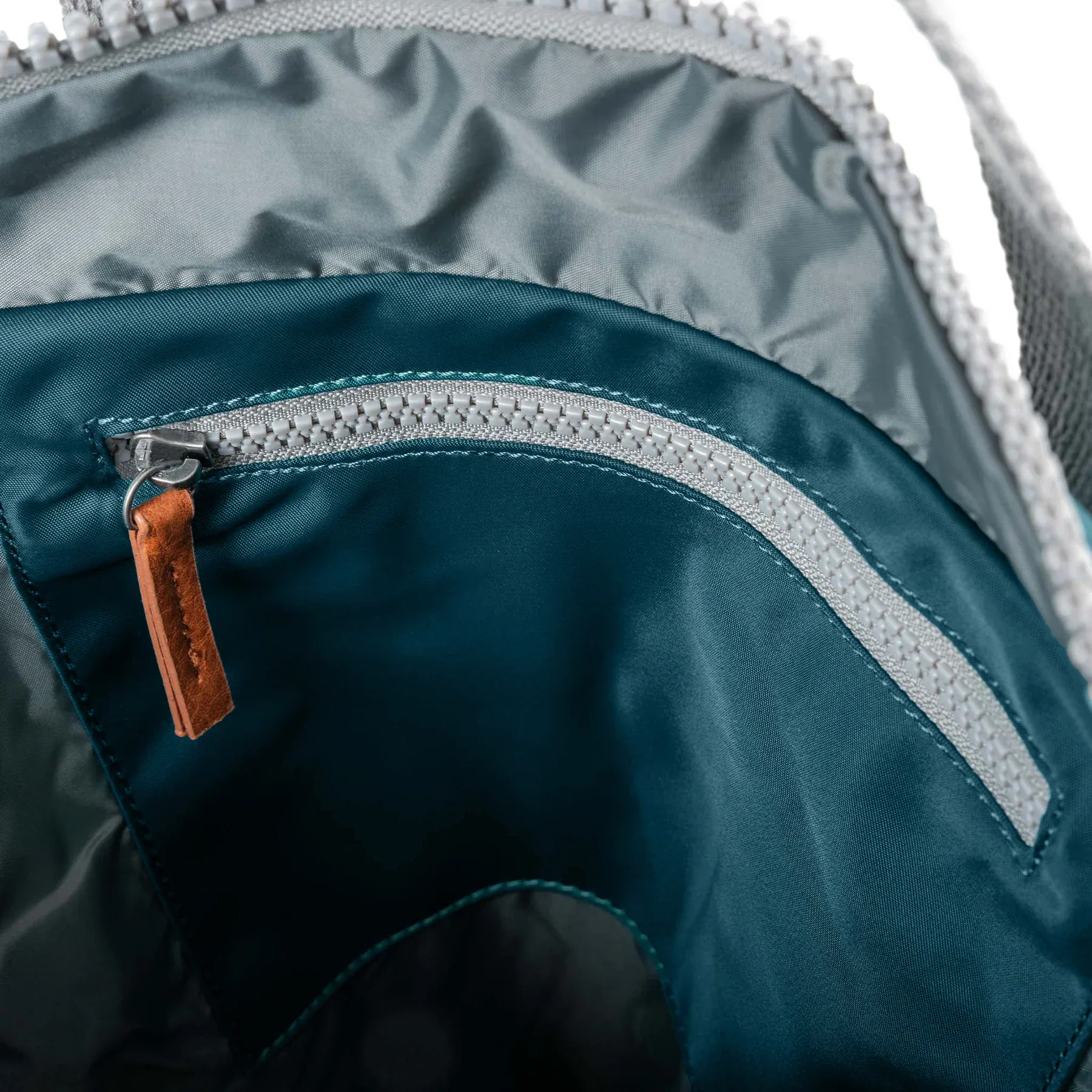 Roka Canfield B Roll Top Backpack Teal Small - Image 3