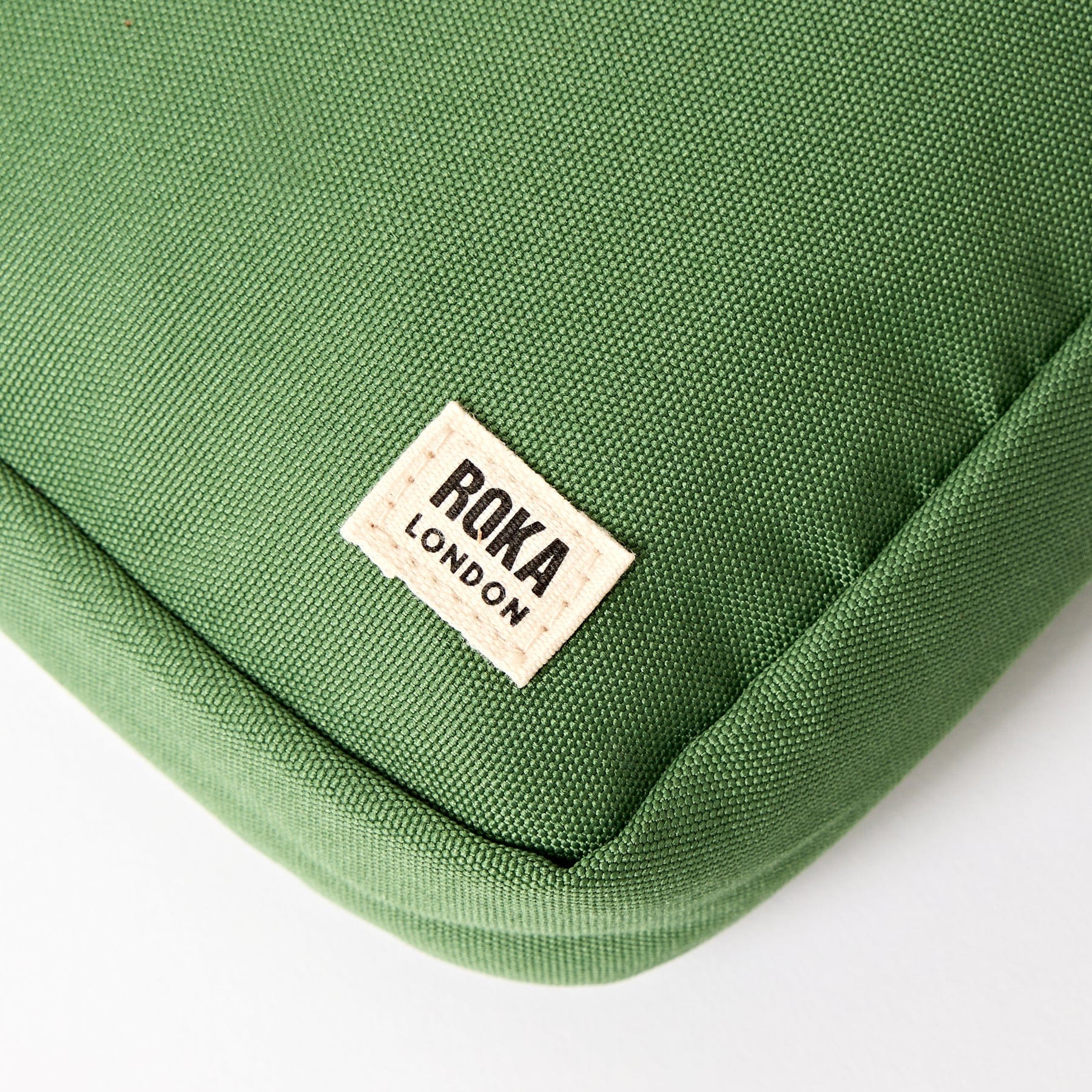 ROKA London Bond Small Crossbody Bag – Artichoke Green - Image 5