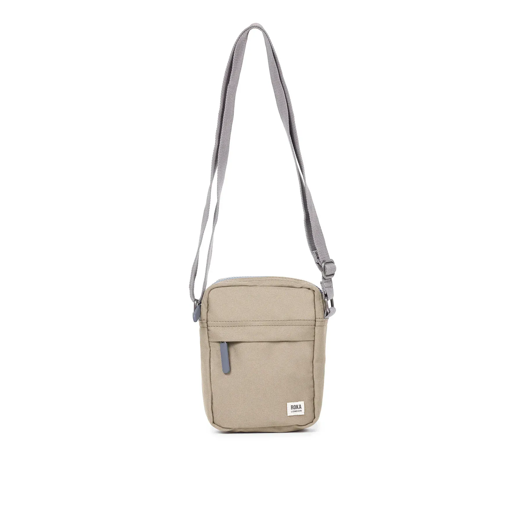 ROKA London Bond Small Crossbody Bag – Taupe - Image 3