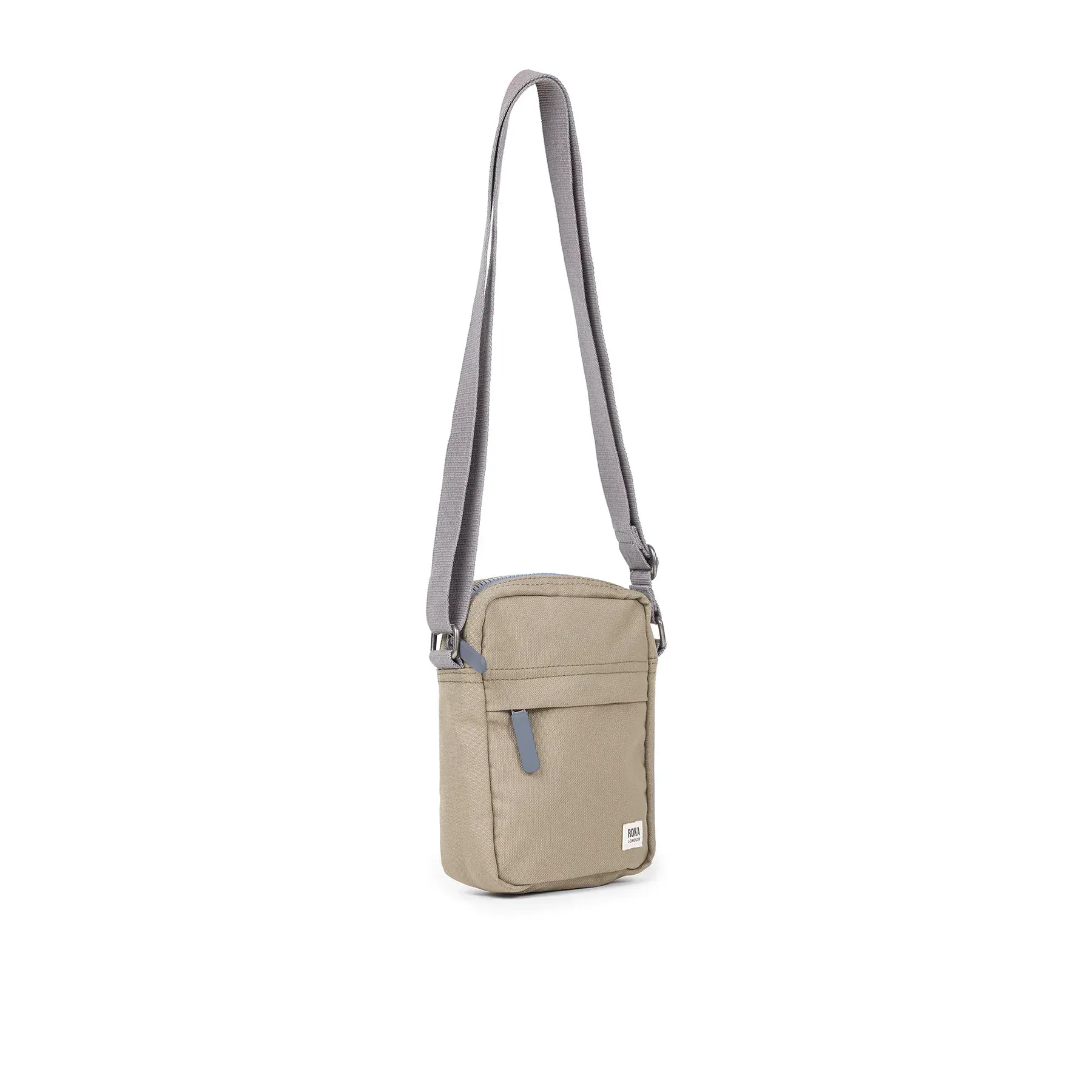ROKA London Bond Small Crossbody Bag – Taupe - Image 7
