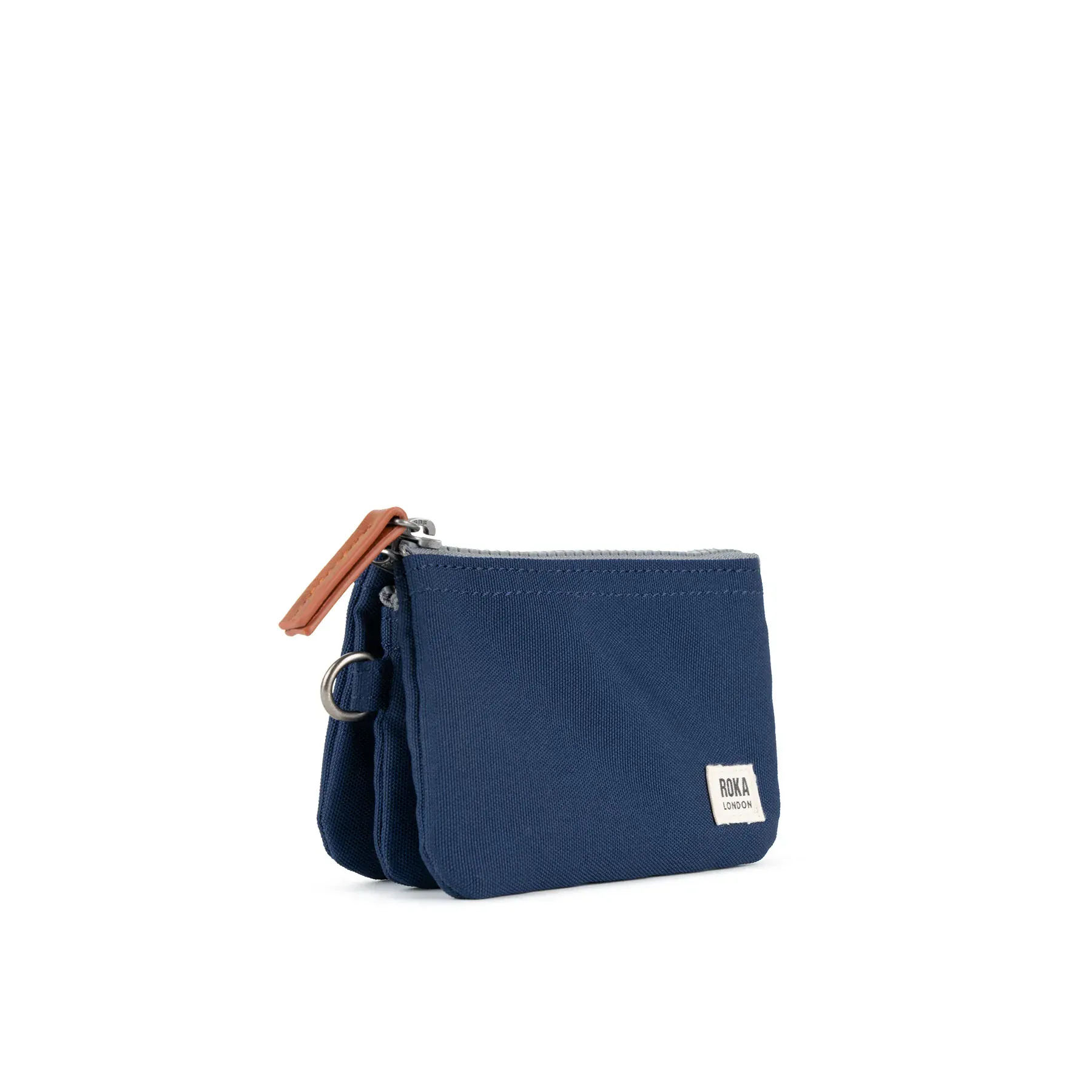 ROKA London Carnaby Small Wallet – Crisp Blue - Image 6