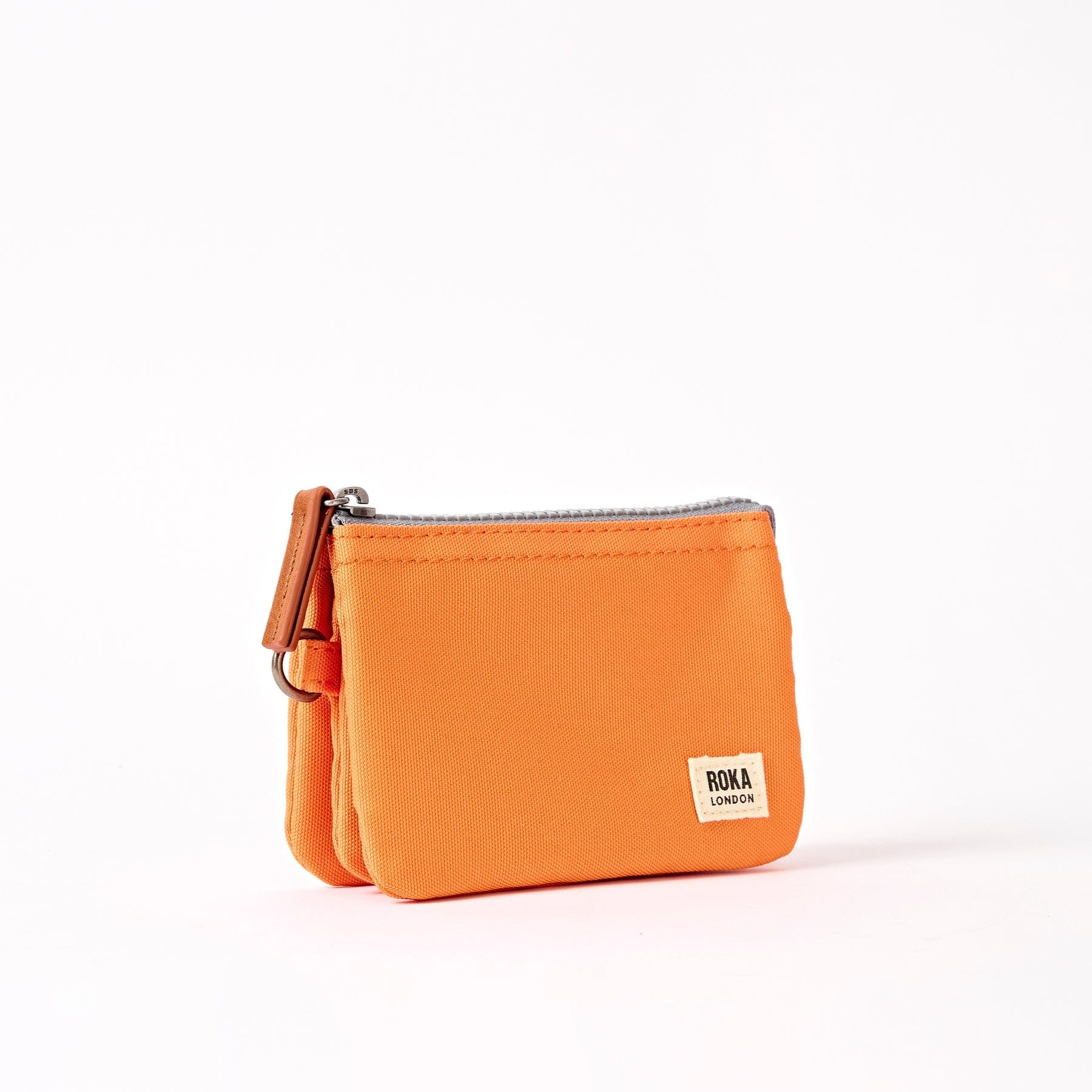 ROKA London Carnaby Small Wallet – Jaffa Orange - Image 6