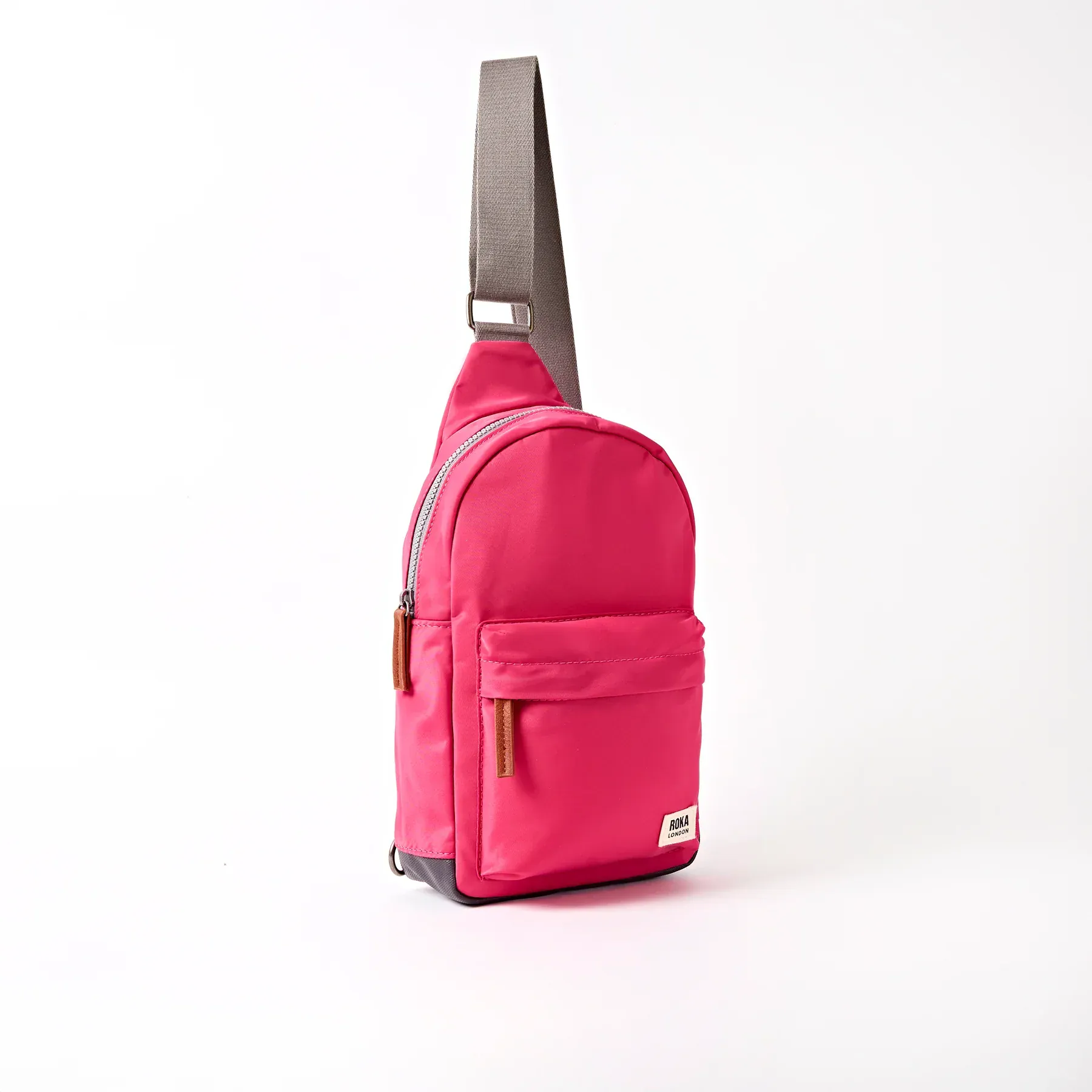 ROKA London Willesden B Large Sling Bag – Granita Red - Image 6