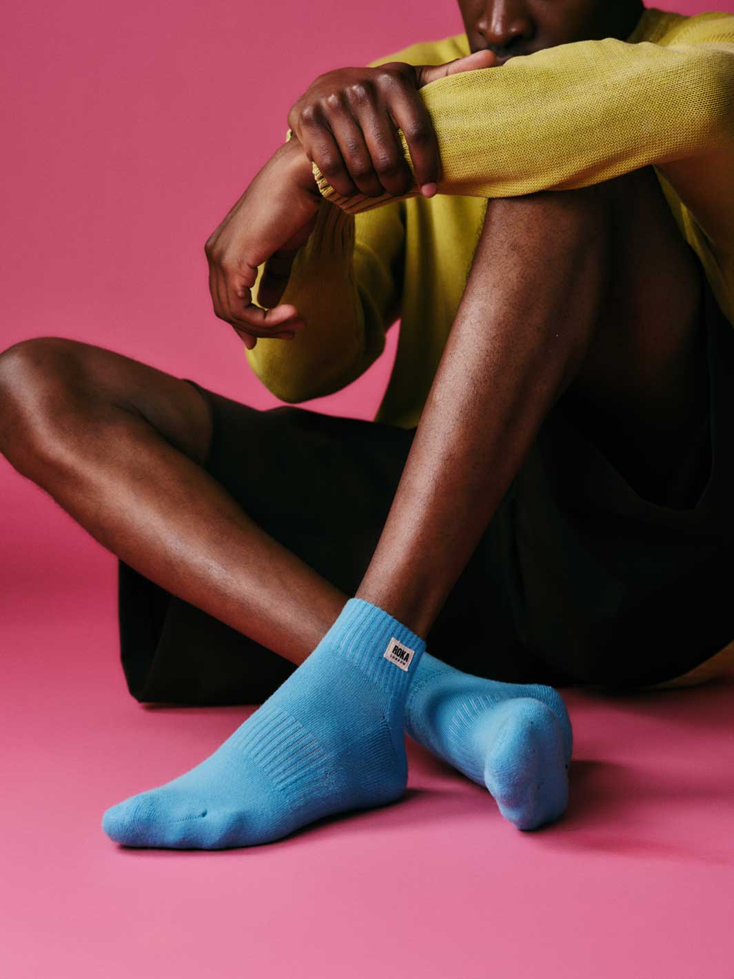 ROKA Wembley Ankle Socks for Women in Aquatic Awe - Image 4