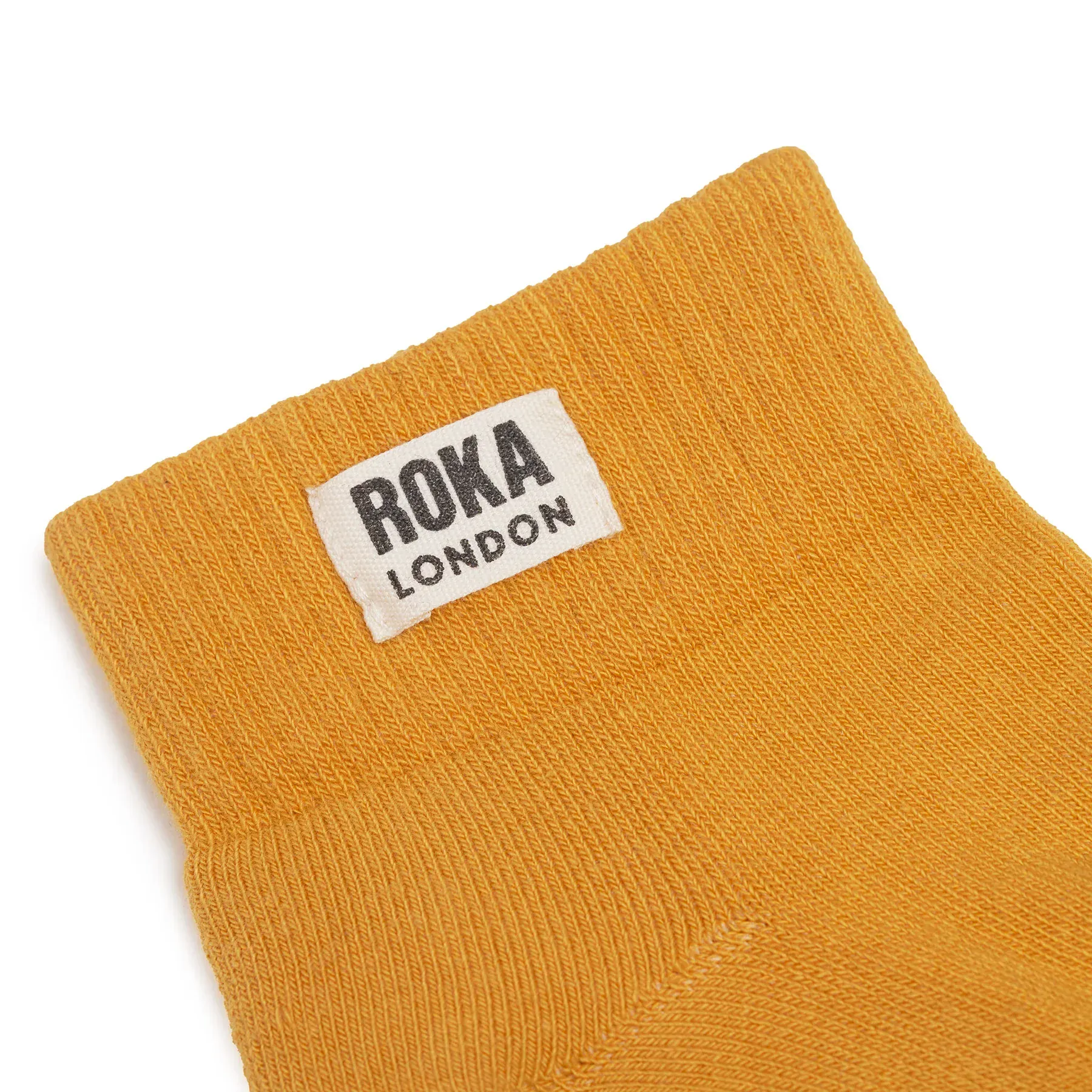 ROKA Wembley Ankle Socks for Women in Corn Yellow - Image 5
