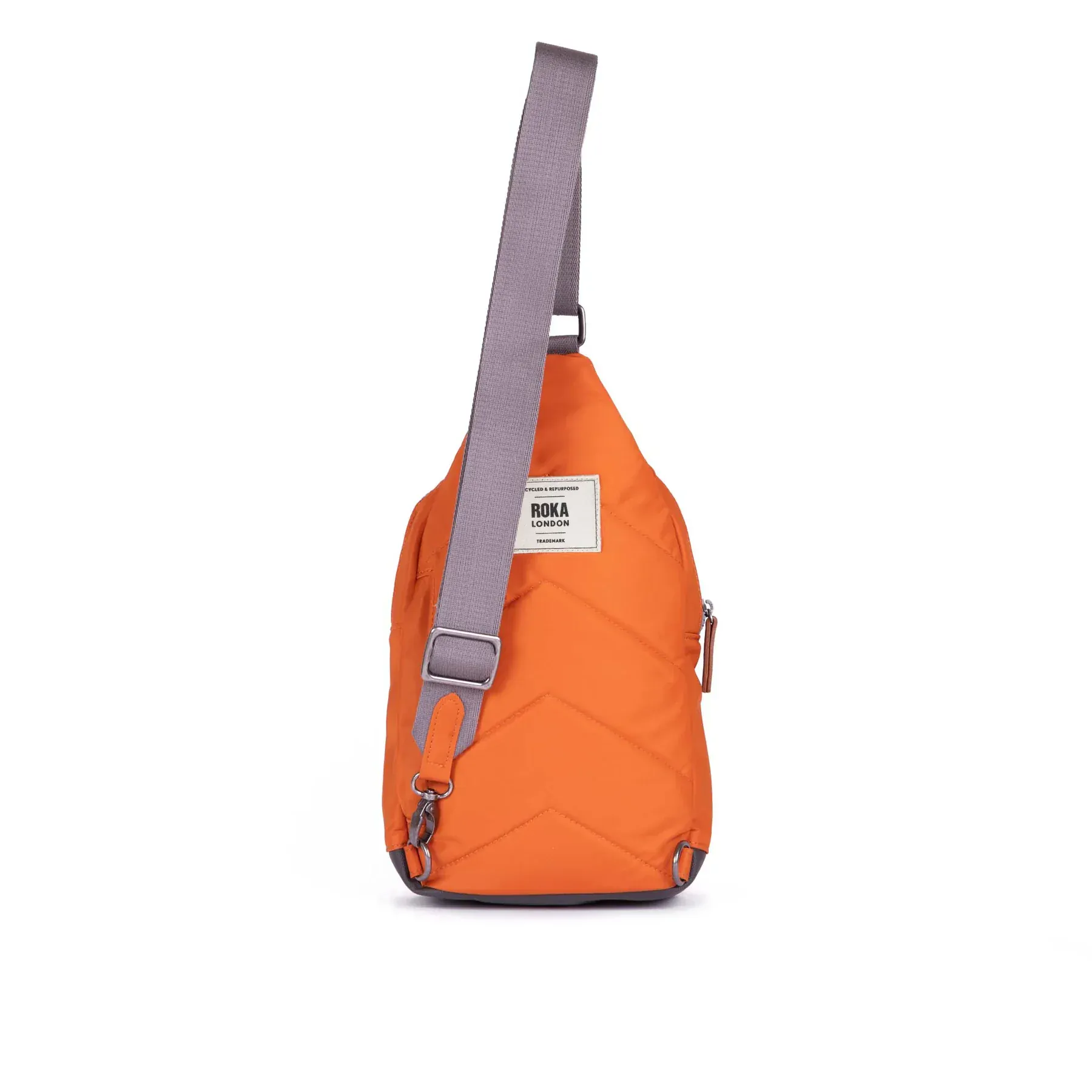 ROKA Willesden Sling Bag in Burnt Orange - Image 2