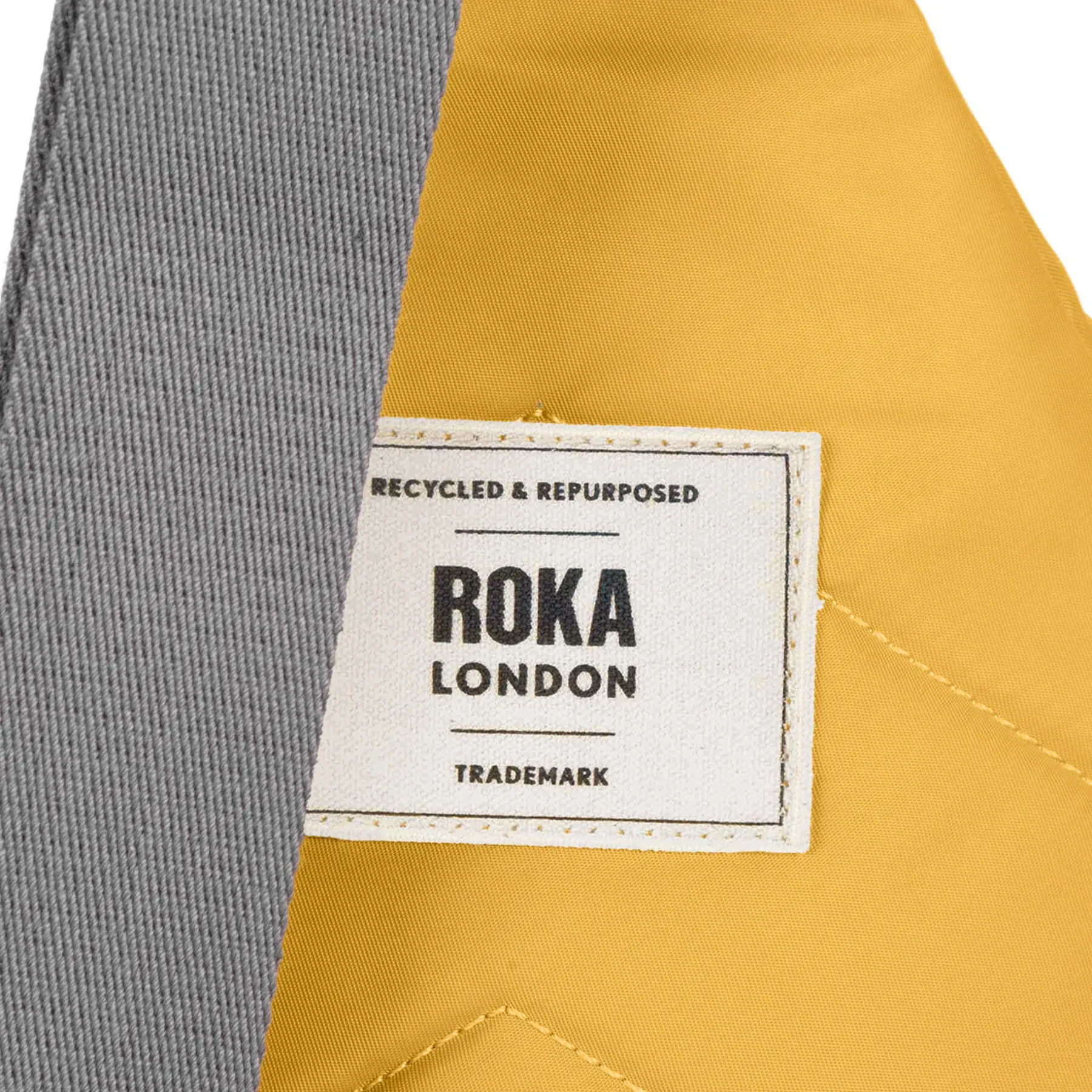 ROKA Willesden Sling Bag in Corn Yellow - Image 6