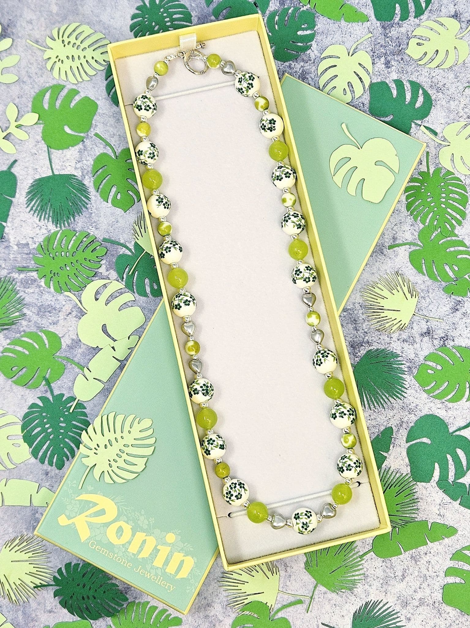Ronin Gemstone Jewellery Fern 2 Necklace 18" - Image 3